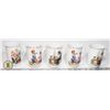 Image 1 : LOT OF 5 NORMAN ROCKWELL TEA CUPS