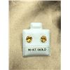 Image 1 : 10K YELLOW GOLD CITRINE(1.2CT) EARRINGS