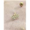 Image 1 : 14K YELLOW GOLD STAR CZ EARRINGS, MADE IN CANADA