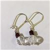 Image 1 : SILVER CRYSTAL EARRINGS