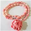 Image 1 : POLY CORAL  NECKLACE (~LENGTH 20INCHES)