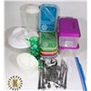 Image 1 : LOT OF ASSORTED LUNCH CONTAINERS