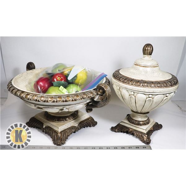 DECORATIVE CENTERPIECE BOWLS