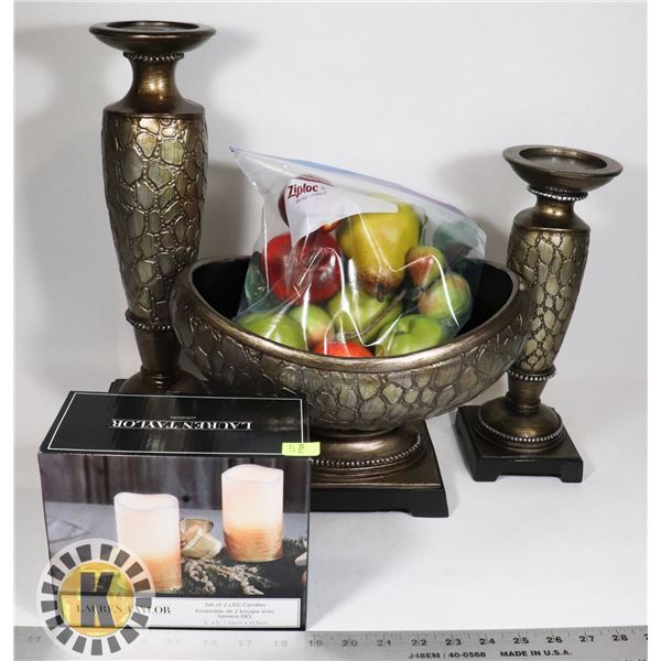 DECORATIVE CENTERPIECE BOWLS