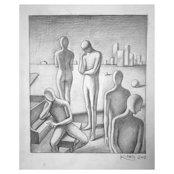 Prelude to the Afternoon of the Third Visitor by Kostabi Original