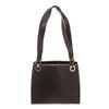 Image 1 : Salvatore Ferragamo Black Leather Gancini Shoulder Bag