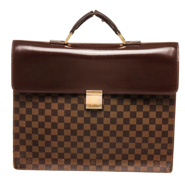 Louis Vuitton Brown Damier Canvas Altona PM Briefcases