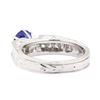 Image 3 : 1.76 ctw Sapphire And Diamond Ring - Platinum