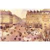 Image 1 : Camille Pissarro - Place du Theatre Francais, Soleil