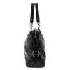 Image 3 : Celine Black Distressed Patent Leather Shoulder Handbag
