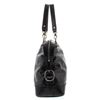 Image 7 : Celine Black Distressed Patent Leather Shoulder Handbag