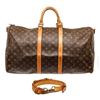 Image 1 : Louis Vuitton Brown Keepall 55cm Travel Bag