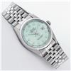 Image 3 : Rolex Mens Stainless Steel Ice Blue Diamond Oyster Perpetual 36MM Datejust Wrist