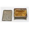 Image 3 : JAPAN CIRCA 1900'S SILVER TONE TRINKET/JEWELRY BOX