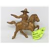 Image 1 : 1900'S CAST IRON COWBOY ON HORSE FIGURE TOM MIX