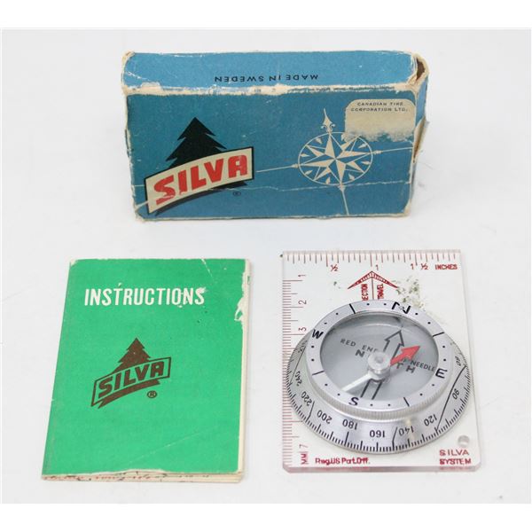 NOS SILVA COMPASS WITH BOX/BOOKLET