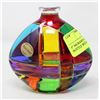 Image 1 : 4" MURANO GLASS PERFUME BOTTLE WITH STICKER