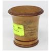 Image 2 : DATED 1895 WOOD MORTAR & PESTLE