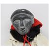 Image 2 : 14" INUIT NWT SOAP STONE DOLL STONE HEAD HAND MAD