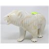 Image 2 : 10" HEAVY POLAR BEAR SOAPSTONE HAND CARVED