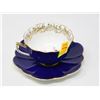 Image 1 : SHELLEY TEA CUP & SAUCER DEEP OCEAN BLUE