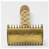 Image 2 : GILLETTE RAZOR 1920'S OPEN COMB GOLD PLATED