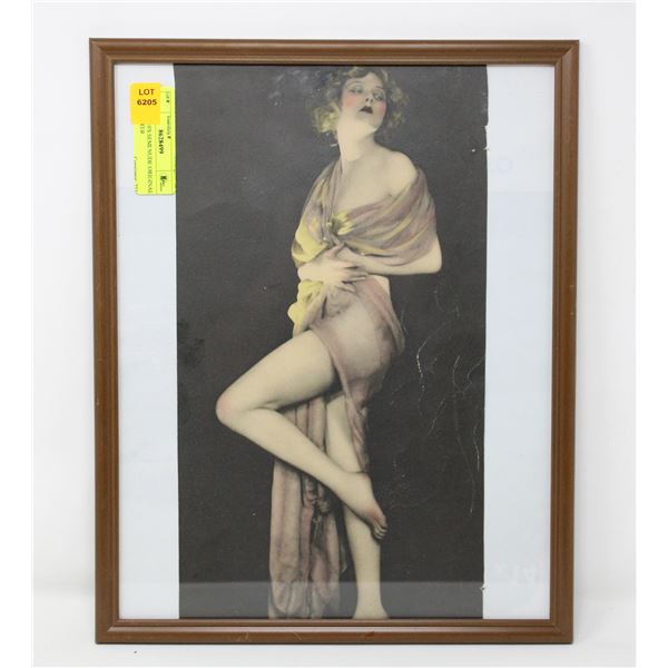 SCARCE 1910'S SEMI NUDE ORIGINAL PIN UP POSTER