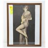 Image 1 : SCARCE 1910'S SEMI NUDE ORIGINAL PIN UP POSTER