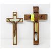 Image 2 : FOLD OUT CRUCIFIX-SICK CALL CROSS W/CANDLES