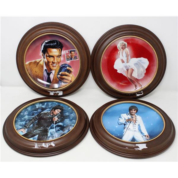 4 X ELVIS PRESSLEY LIMITED COLLECTIBLE PLATES NO