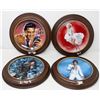 Image 1 : 4 X ELVIS PRESSLEY LIMITED COLLECTIBLE PLATES NO