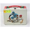 Image 1 : 1968 METAL BASEBALL LUNCH BOX WITH THERMOS