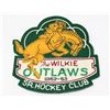 Image 1 : 6" 1952 WILKIE OUTLAWS HOCKEY CLUB TEAM PATCH