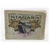 Image 1 : 11 X 9 THE GRANDEURS OF NIAGRA 1905 GOLD INK COVER
