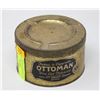 Image 1 : OTTOMAN TOBACCO TIN WITH RARE ASHTRAY LID ROCK