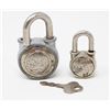 Image 1 : TWO CIRCA 1900'S LOCKS WITH KEY USA