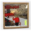 Image 1 : 1970'S CRYSTAL GLASS STORE DISPLAY MIRROR CLOCK