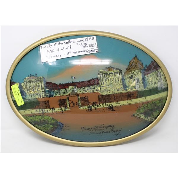 CONVEX 1919 END WW1 HAND PAINTED TREATY