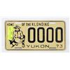 Image 1 : 1973 SAMLE YUKON LICENSE PLATE UNIQUE