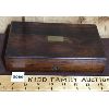 Image 1 : WOOD PISTOL BOX - 9 x 6 x 2in