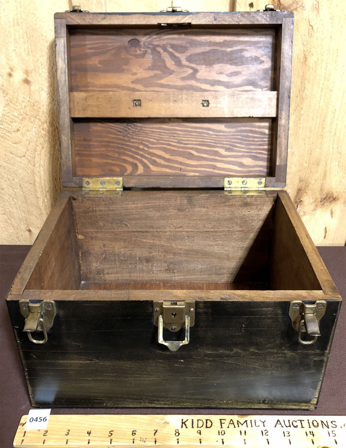 WOOD RANGE BOX - 14 x 10 x 8.5in