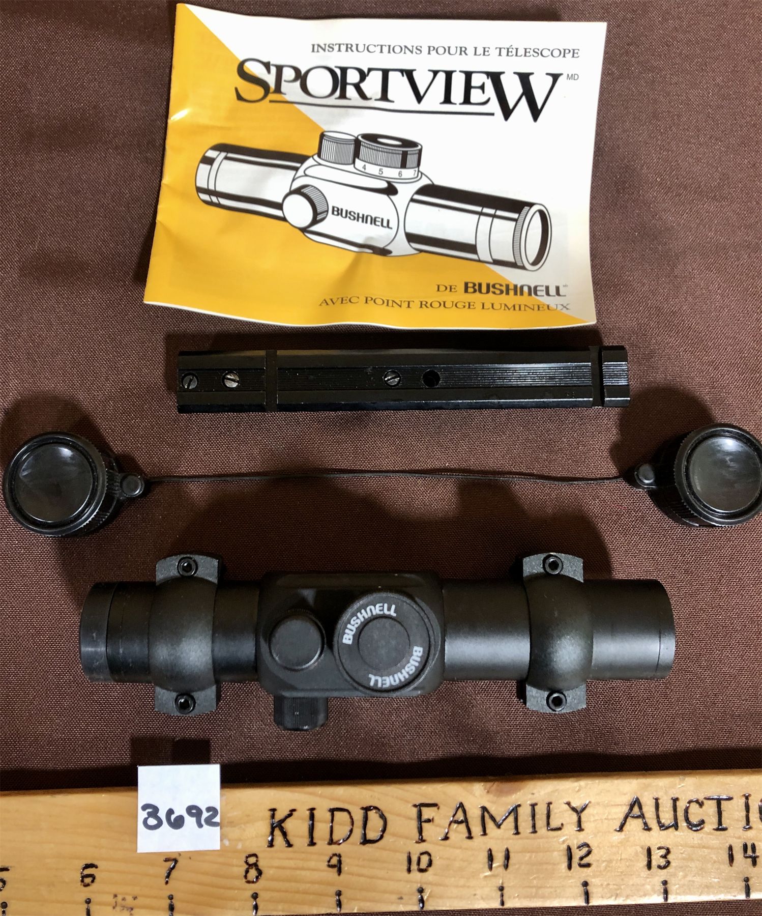 BUSHNELL SPORTVIEW ILLUMINATED RED DOT SCOPE CLEAR