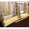 Image 2 : LOT OF 4 - WOODEN SWORD DISPLAY RACKS