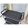 Image 2 : Rolling 3-Tier Black Work Cart