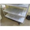Image 2 : Metal Rolling 4 Tier Utility Cart 55"x27"x63"H