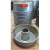 Image 1 : Qty 13 Round Metal Bundt Angel Food Cake Molds Pans 10"Diameter x5"H