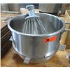Image 1 : Large Metal Mixing Bowl w/ Handles & Attachment VMLH400SW  15"Diameter x13"H