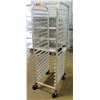 Image 1 : Tall Rolling Open Holding Pan Rack Cabinet End Loading 28"x18"x70"H