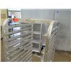 Image 2 : Tall Rolling Open Holding Pan Rack Cabinet End Loading 28"x18"x70"H