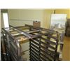 Image 2 : Tall Rolling Open Holding Pan Rack Cabinet Wide 36"x26"x68"H